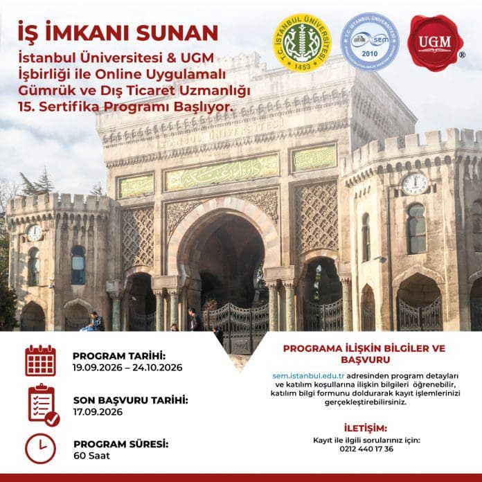 Istanbul üniversitesi 15. Program