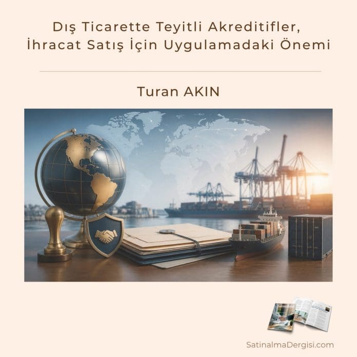 Dış Ticarette Teyitli Akreditifler, İhracat Satış İçin Uygulamadaki önemi Satınalma Dergisi 7 Gün 7 Gündem