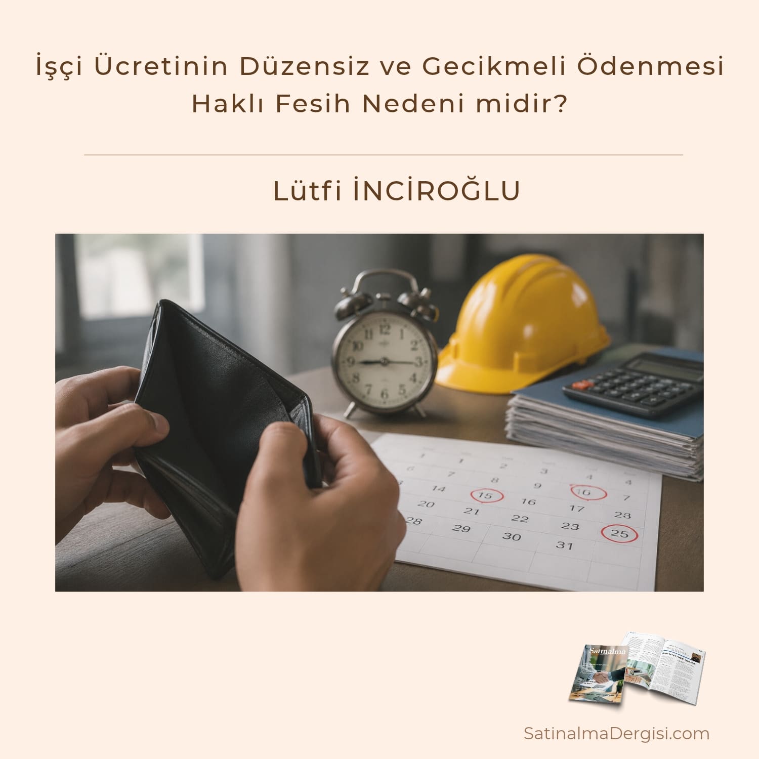 İşçi ücretinin Düzensiz Ve Gecikmeli ödenmesi Haklı Fesih Nedeni Midir Satınalma Dergisi 7 Gün 7 Gündem