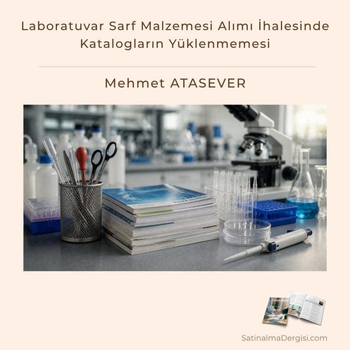 Laboratuvar Sarf Malzemesi Alımı İhalesinde Katalogların Yüklenmemesi Satınalma Dergisi 7 Gün 7 Gündem