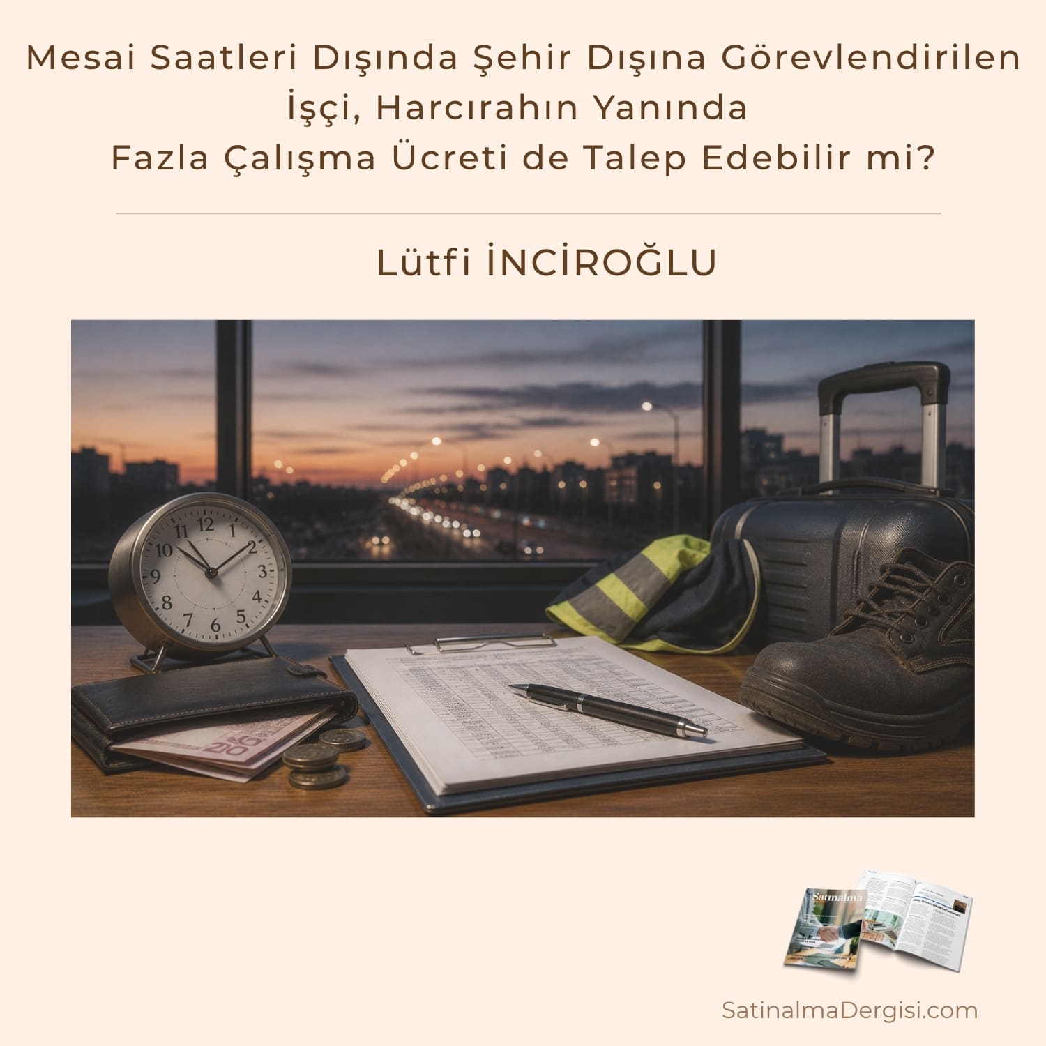 Mesai Saatleri Dışında şehir Dışına Görevlendirilen İşçi Satınalma Dergisi 7 Gün 7 Gündem