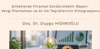 şirketlerde Finansal Sürdürülebilir Başarı Vergi Planlaması Ve Ar Ge Teşviklerinin Entegrasyonu