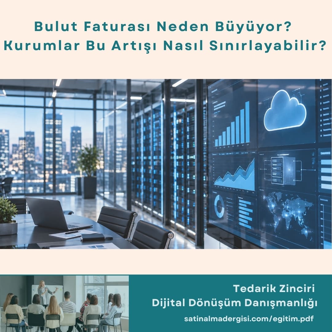 Tedarik Zinciri Dijital Dönüşüm Danışmanlığı Haber Bulut Faturası Neden Büyüyor, Kurumlar Bu Artışı Nasıl Sınırlayabilir