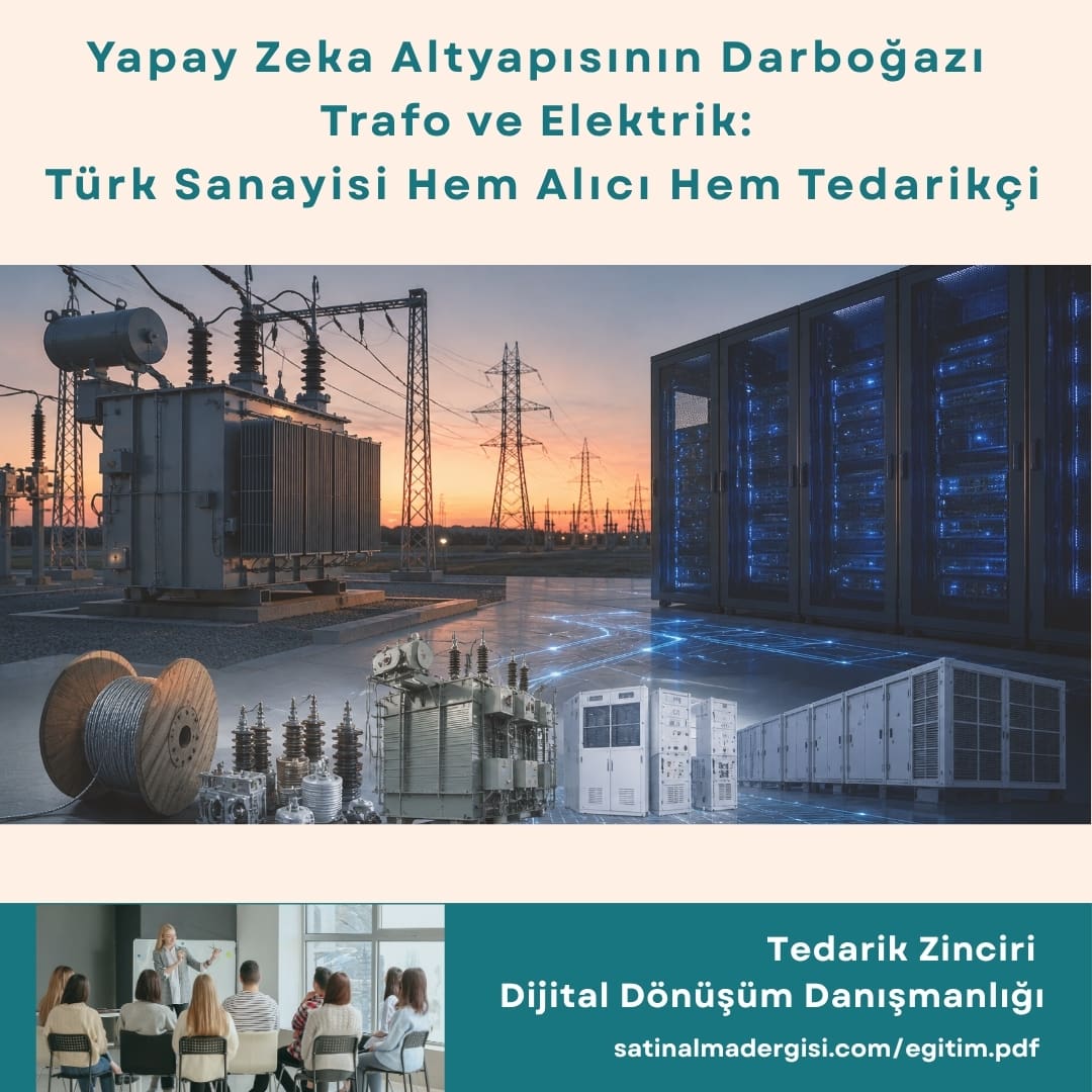 Tedarik Zinciri Dijital Dönüşüm Danışmanlığı Haber Yapay Zeka Altyapısının Darboğazı Trafo Ve Elektrik Türk Sanayisi Hem Alıcı Hem Tedarikçi
