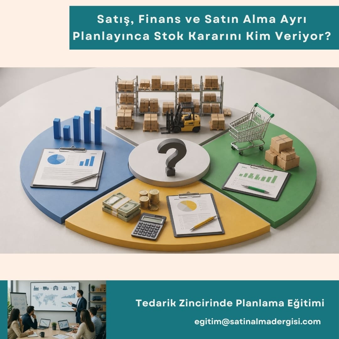 Tedarik Zincirinde Planlama Eğitimi Satış, Finans Ve Satın Alma Ayrı Planlayınca Stok Kararını Kim Veriyor
